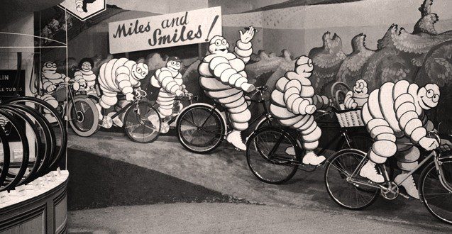 Bibendum, historia viva de los neumáticos Michelin.