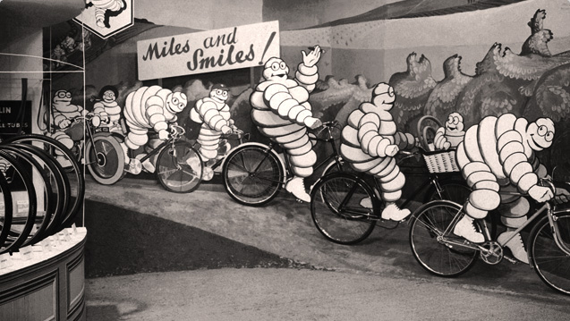 Bibendum, historia viva de los neumáticos Michelin.