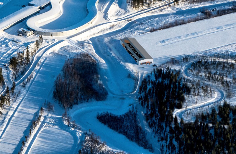 Así será la instalación de Hankook en Ivalo. Firma: Hankook Tires