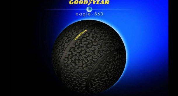 Neumáticos Goodyear presenta sus nuevas ruedas esféricas.