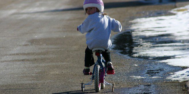 Los ruedines no solo se han usado para las bicis de los niños