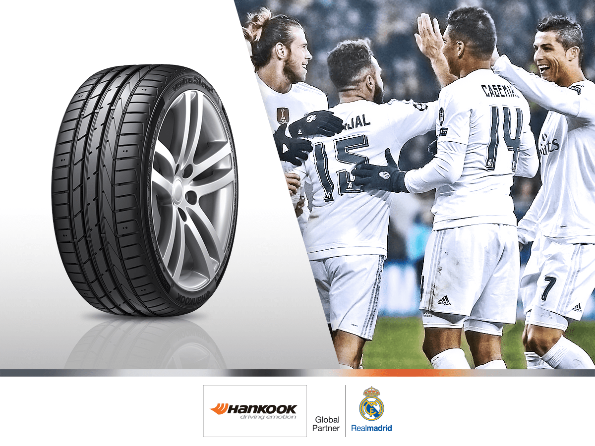 Hankook, patrocinador oficial del Real Madrid