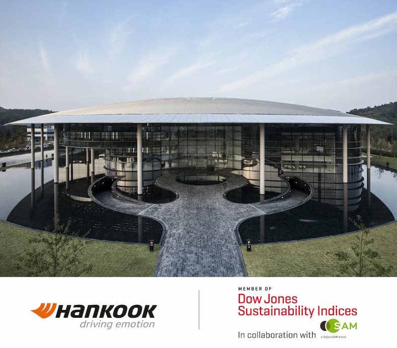 La empresa Hankook por cuarta vez consecutiva en el DJSI World