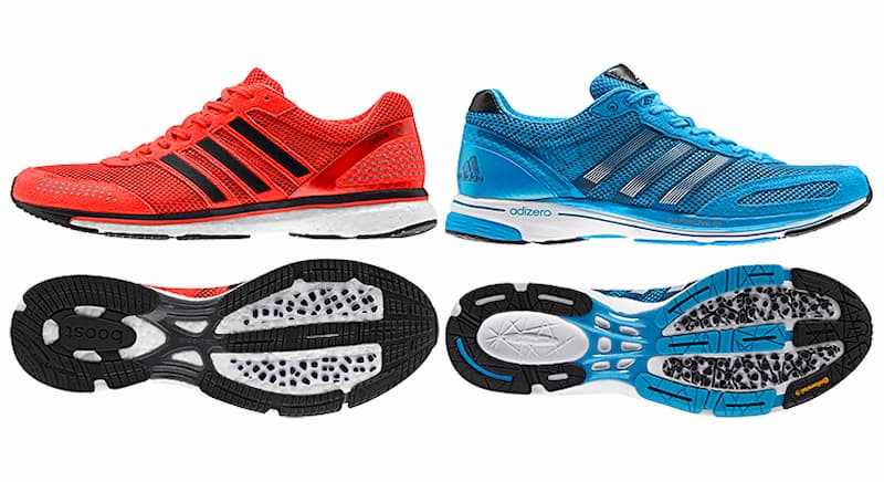 Las zapatillas de adidas y continental