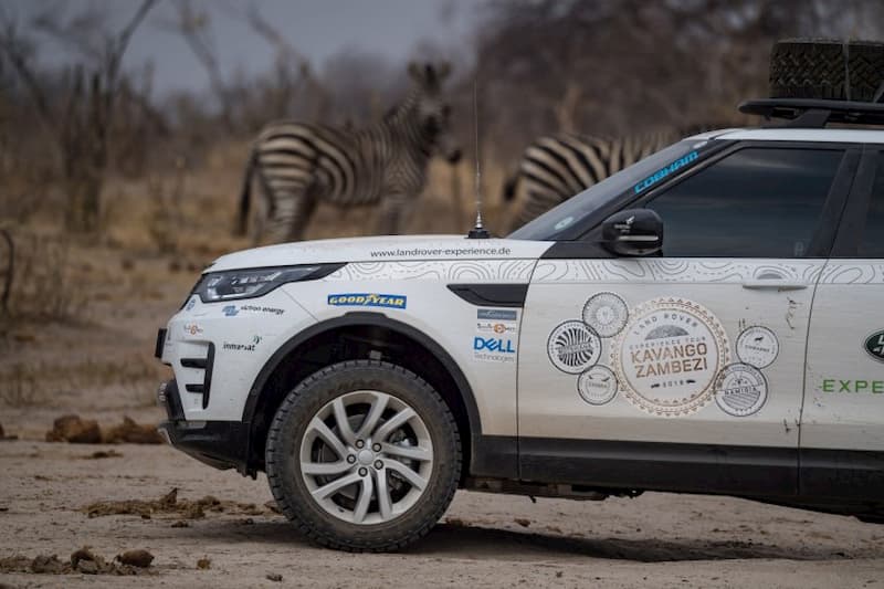 Un coche del Land Rover Experience 2019