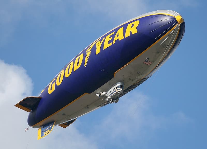 Es posible pasar una noche en el famoso dirigible de Goodyear