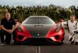 los pilotos del Koenigsegg Regera