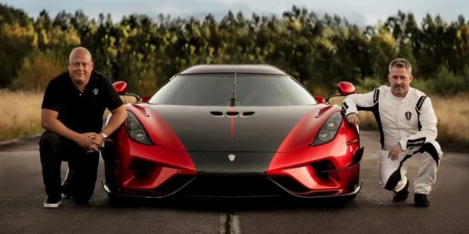 los pilotos del Koenigsegg Regera