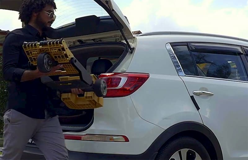 Asi es como conducir con una rueda pinchada