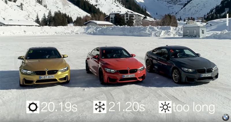 BMW desvela todas las diferencias entre neumaticos de invierno y verano