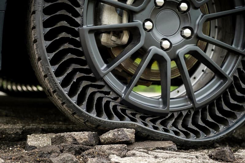 Michelin el neumático a prueba de pinchazos Uptis recibe tres premios