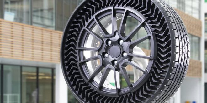 Michelin el neumático a prueba de pinchazos Uptis recibe tres premios