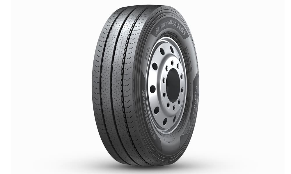 una rueda Hankook de camion