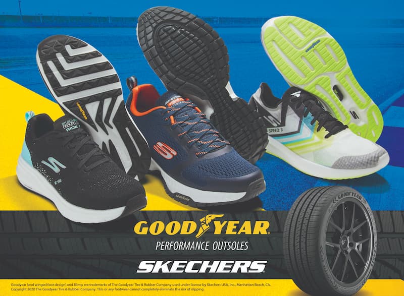 vecino Presentador esfera Skechers y Goodyear lanzan un nueva línea de calzado de alto rendimiento