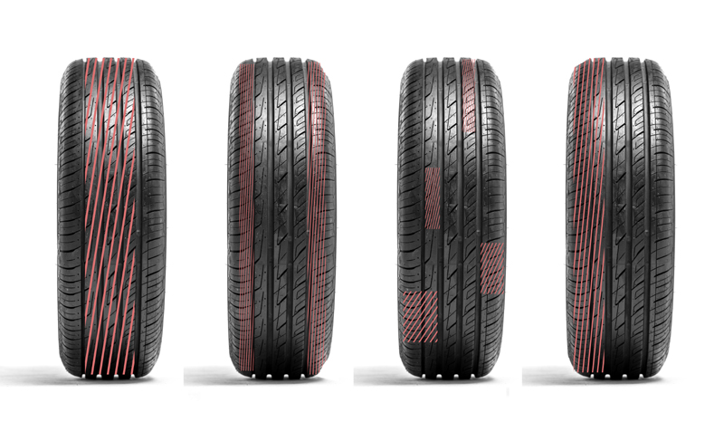 ¿Por qué los neumáticos se desgastan por dentro
