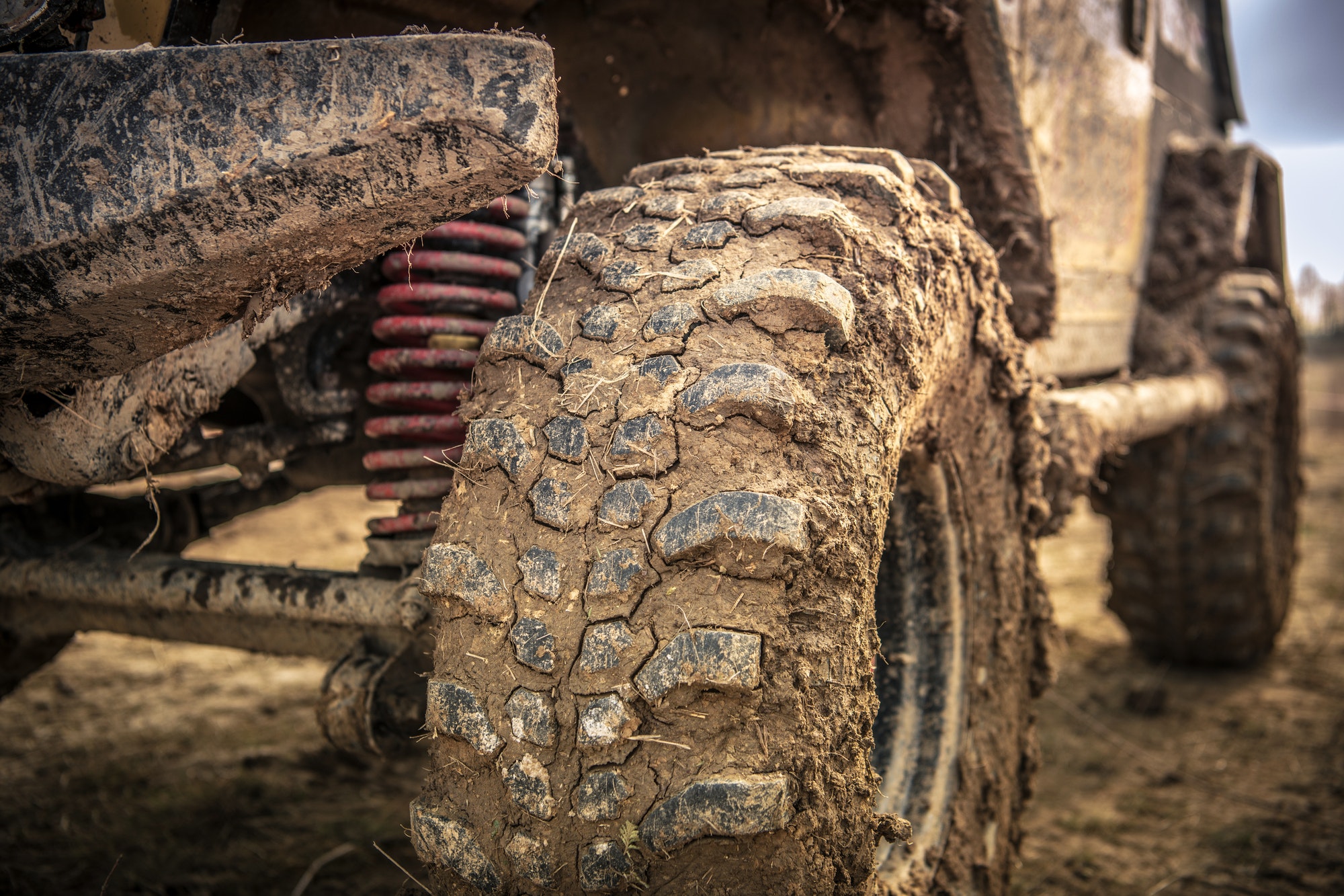 Off Roader Tire Closeup
