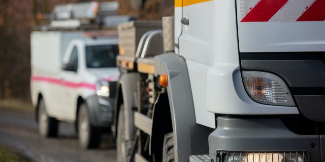 electric company emergency service vehicles