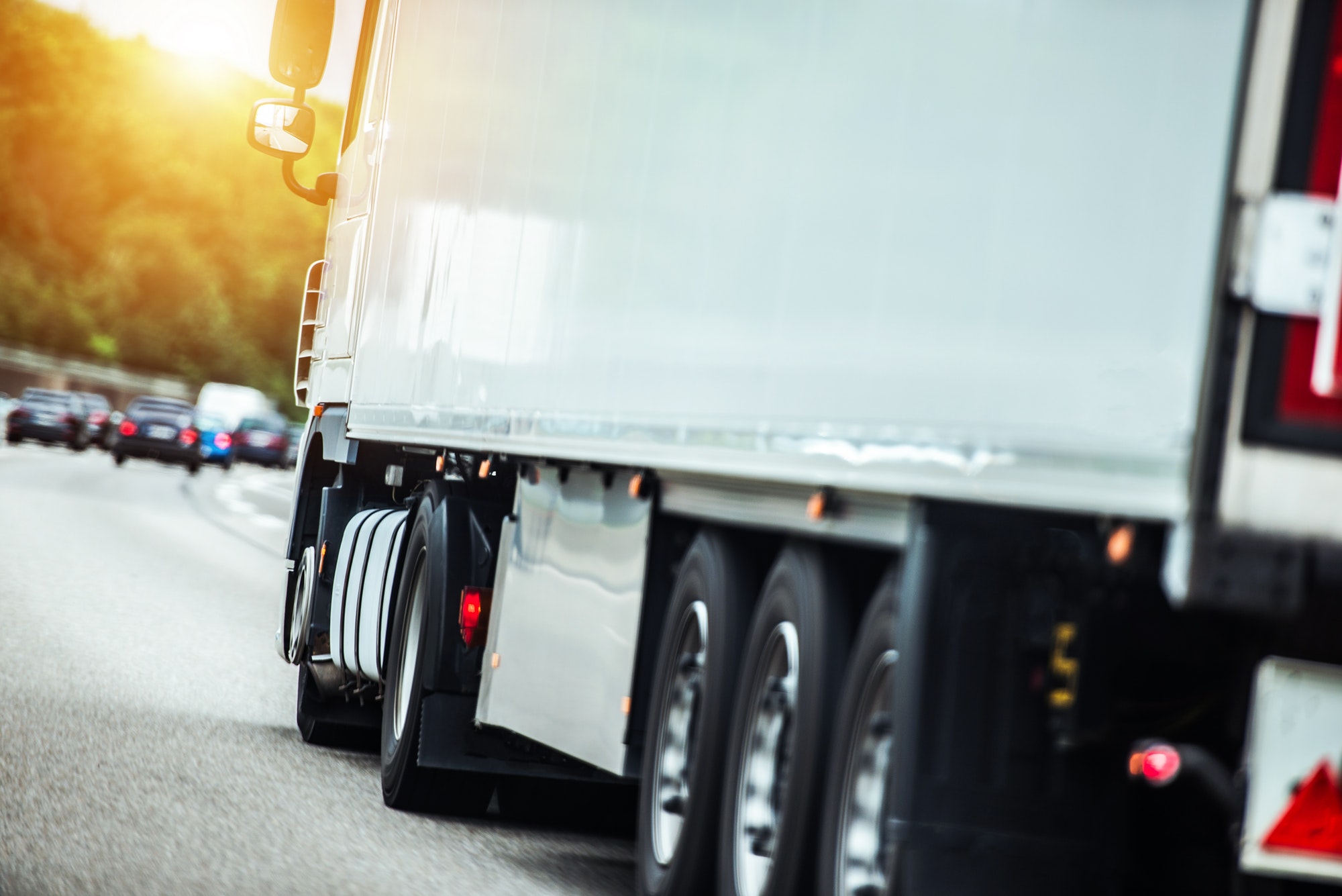 Semi Truck on the Route