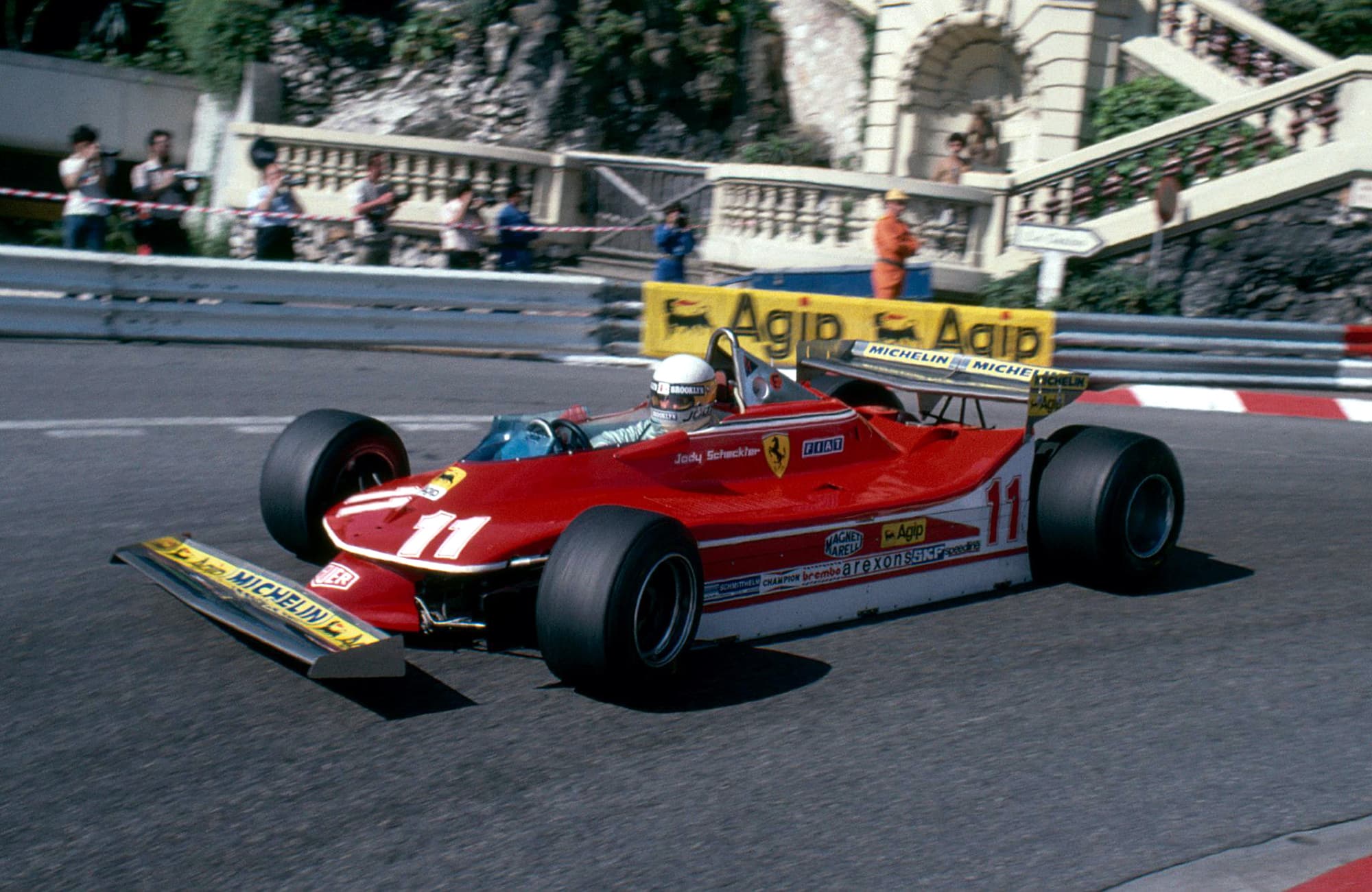 Ferrari con ruedas Michelin en 1979