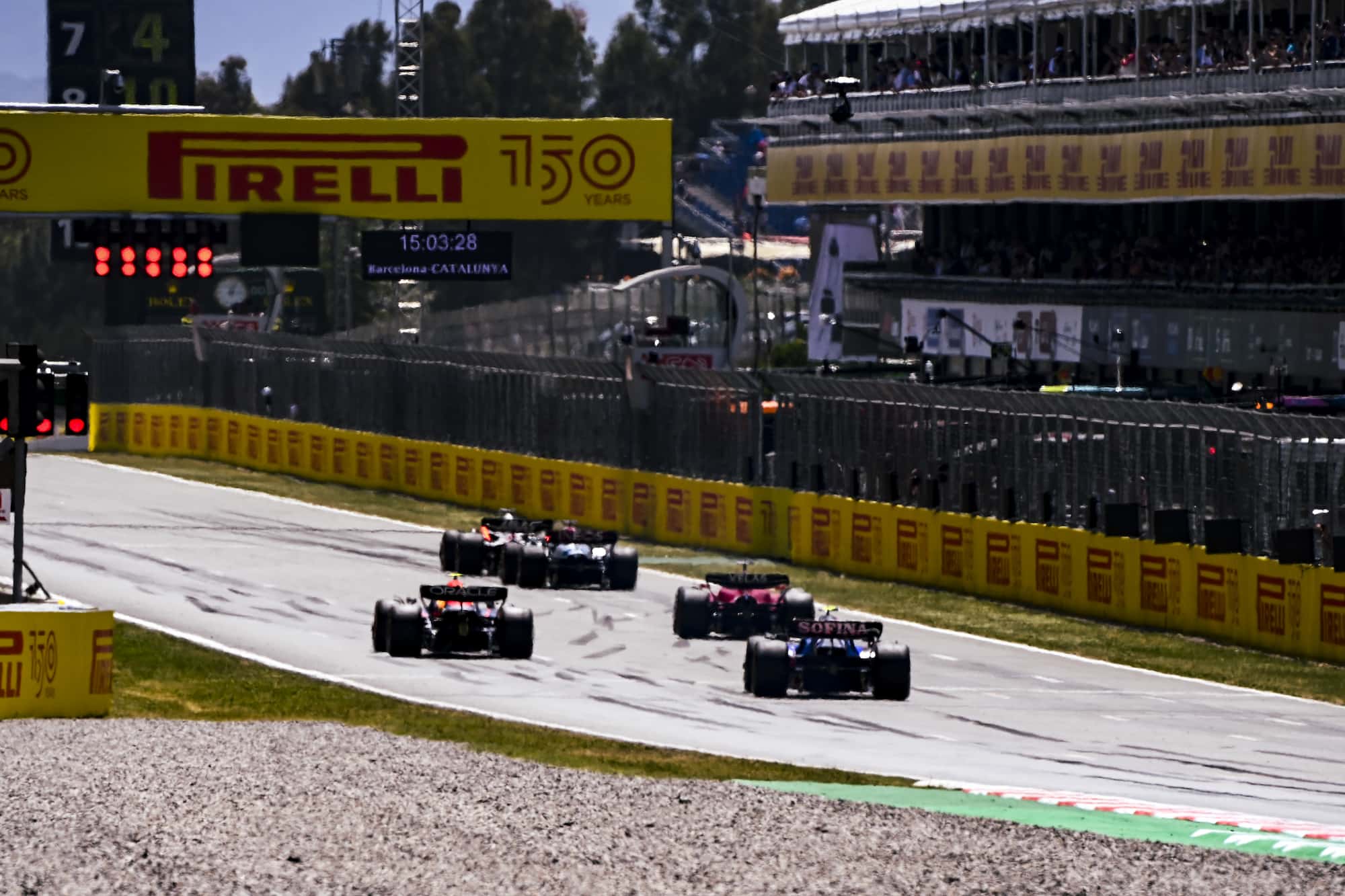 Ruedas Pirelli en una carrera F1
