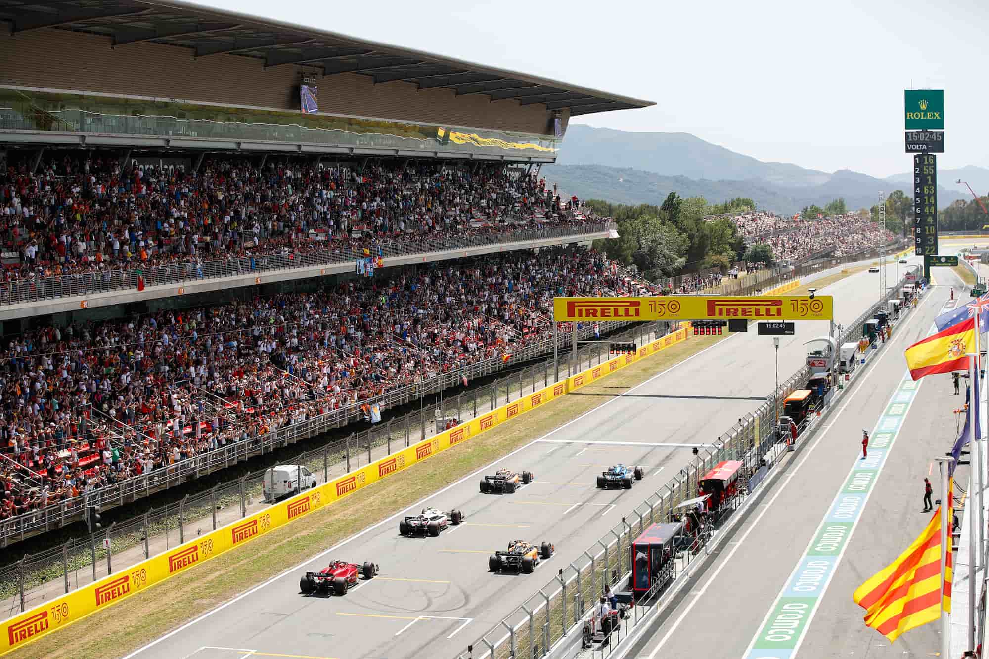 Ruedas Pirelli en una carrera F1