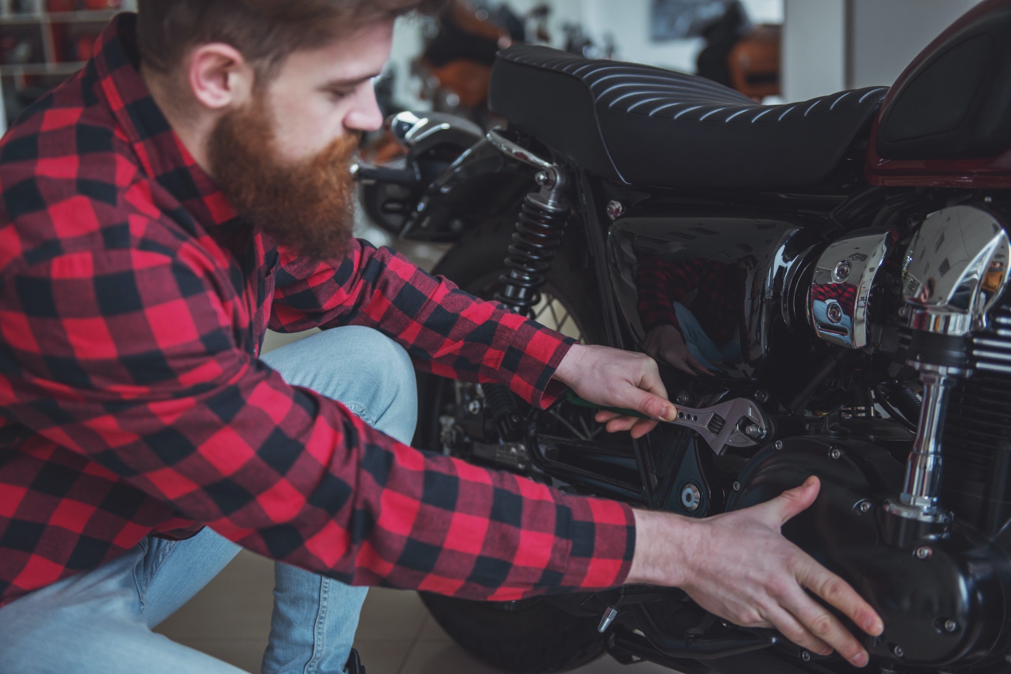 Temperatura del motor de la moto