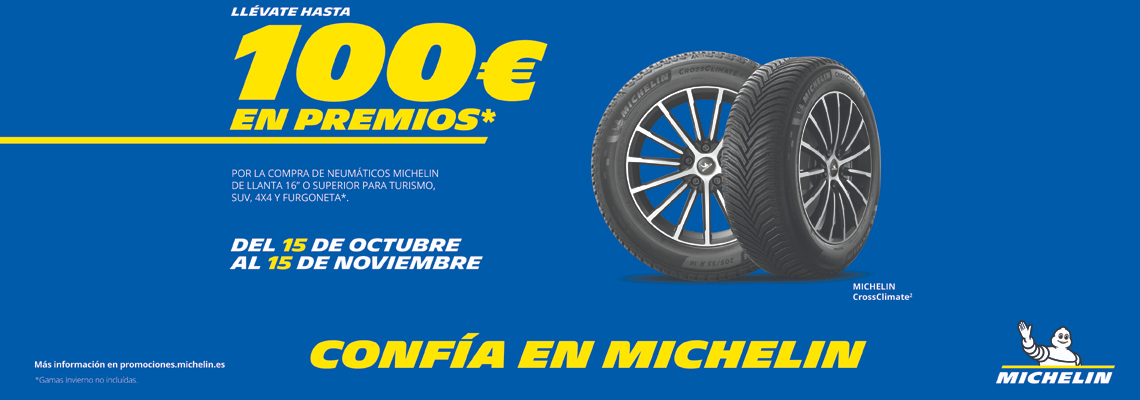 Gana hasta 100€ en premios con MICHELIN