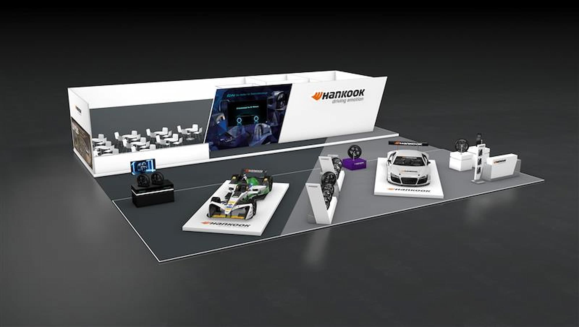 Hankook presentará los iON race Formula E en el Essen Motor Show