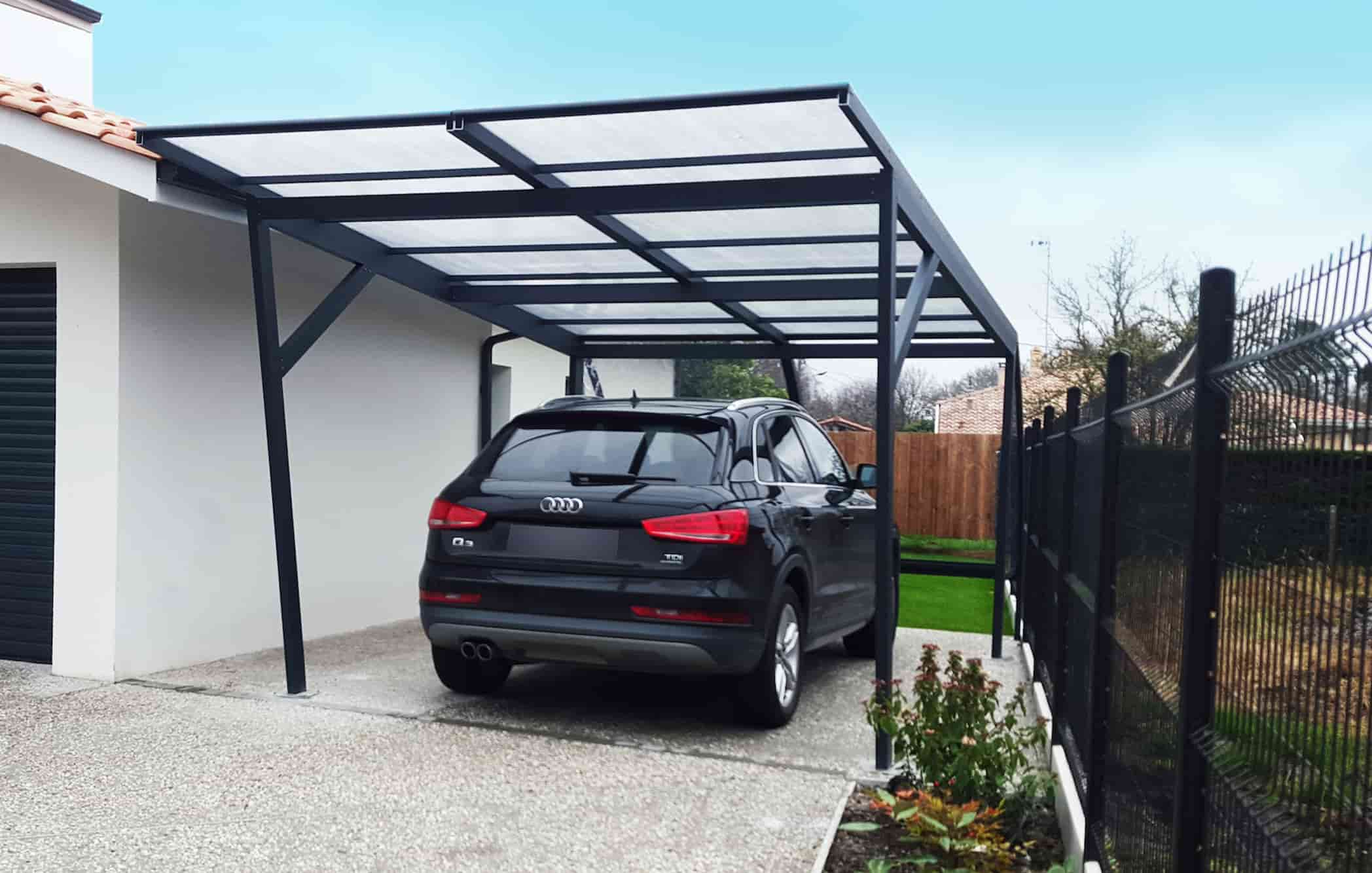 Pergolas para coches de metal