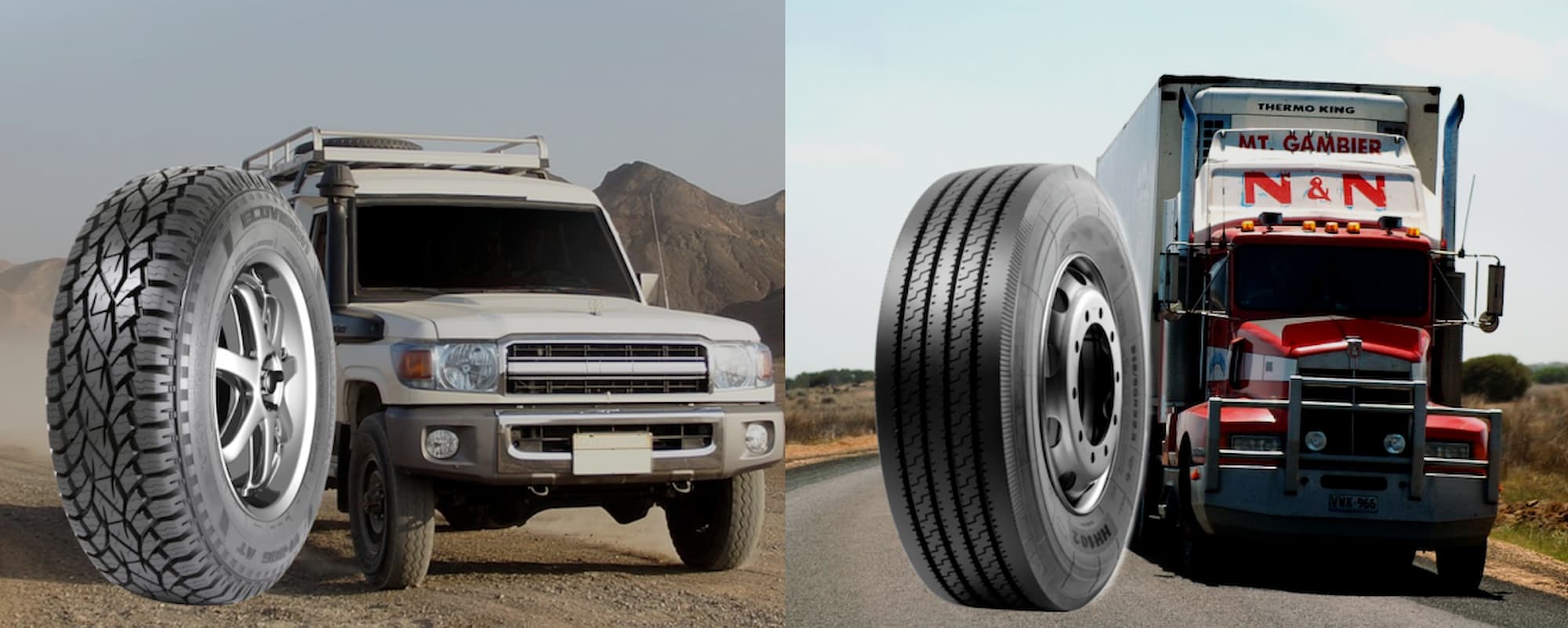 Neumáticos Ovation para furgonetas y camiones