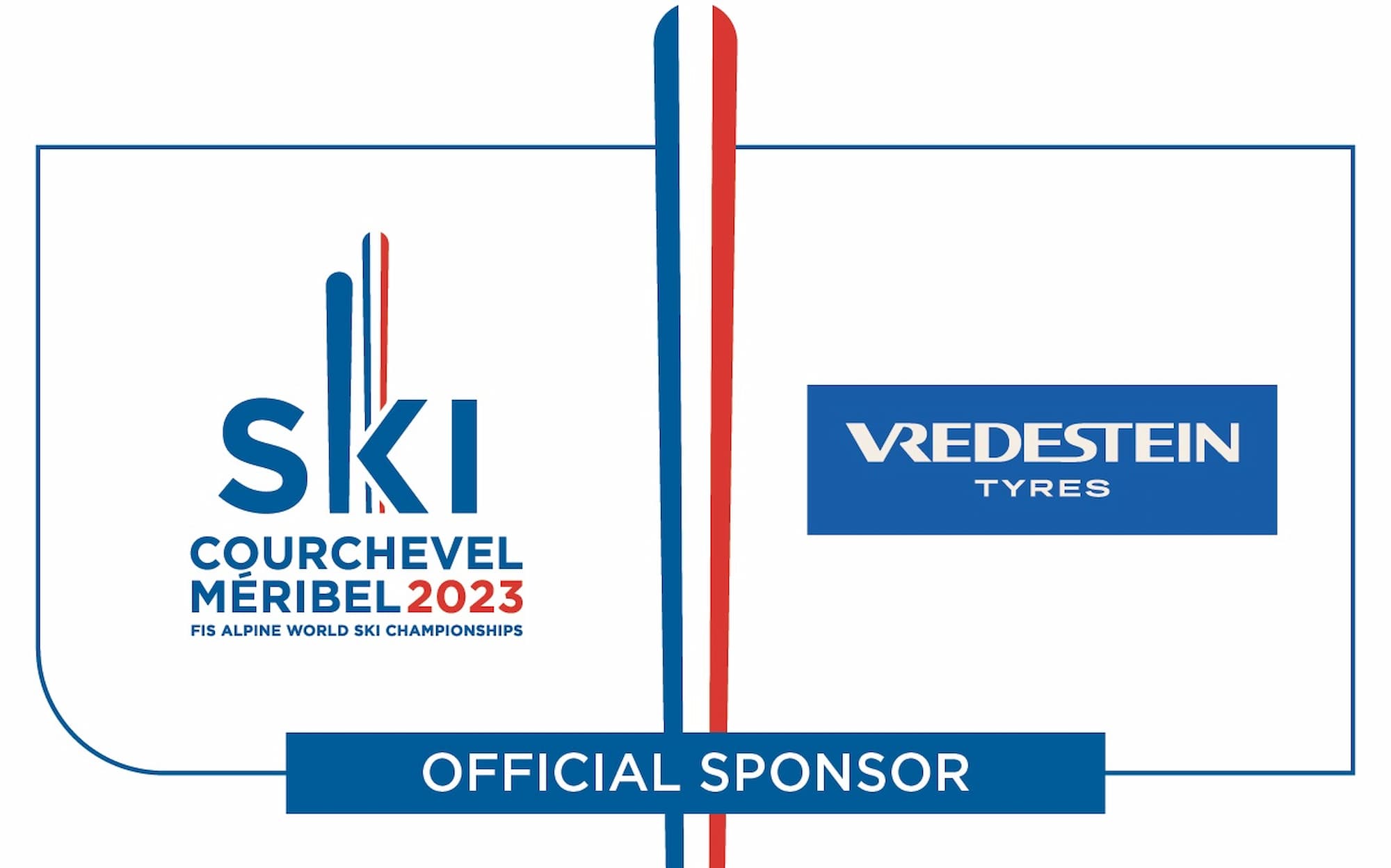 Vredestein patrocinador del Campeonato Mundial de Esquí Alpino 2023