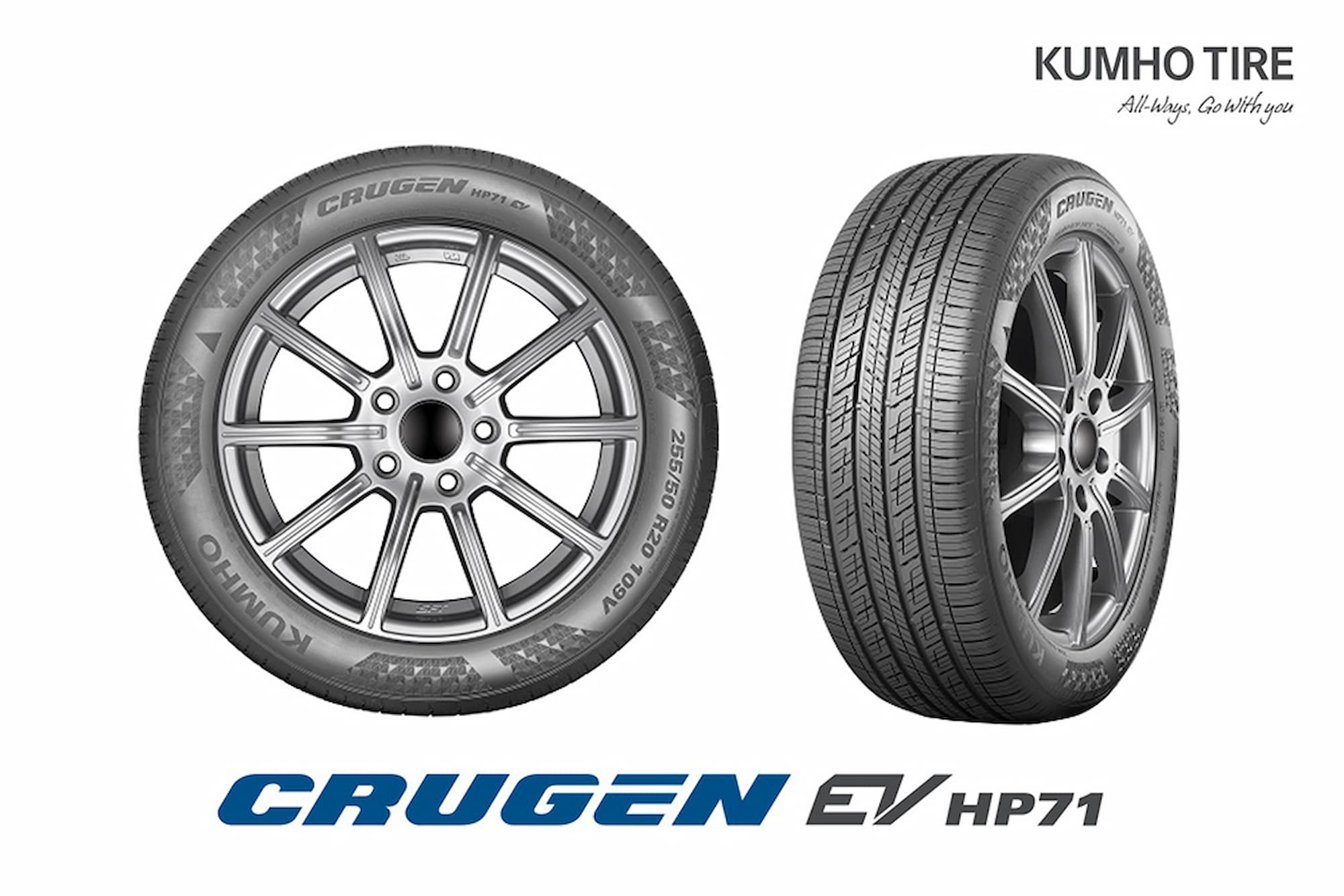 Los neumáticos Crugen EV HP71 de Kumho Tire equipo original para el Volkswagen ID.4