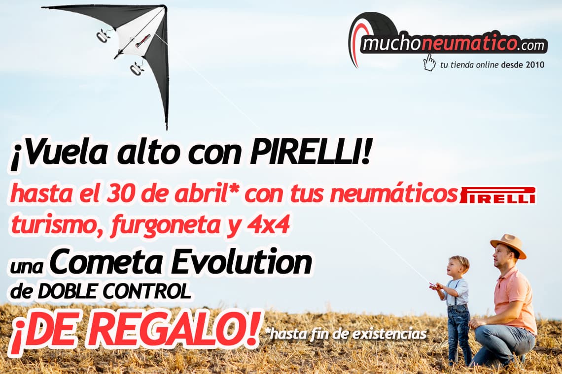 Vuela alto con Pirelli y Muchoneumatico.com