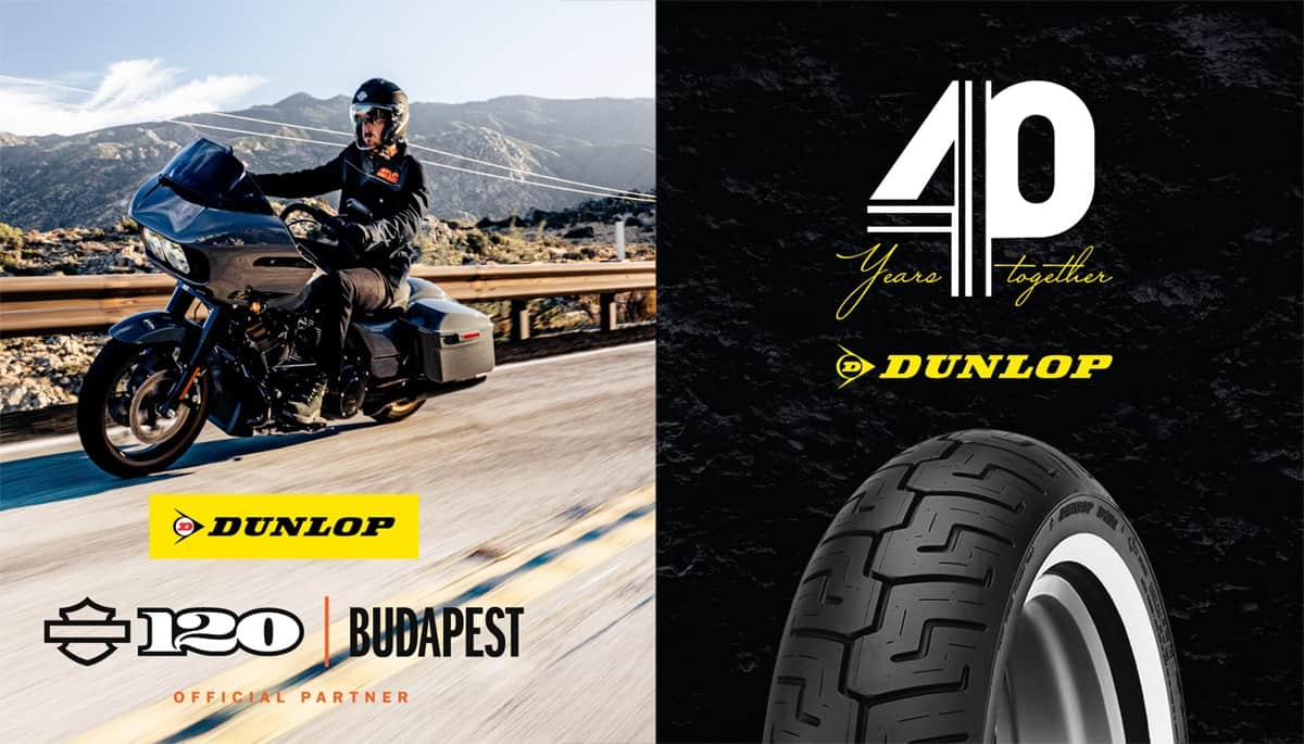 Dunlop se unirá a la conmemoración del 120 aniversario de Harley-Davidson