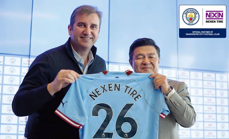 Nexen Tire anuncia la extensión del patrocinio con el Manchester City