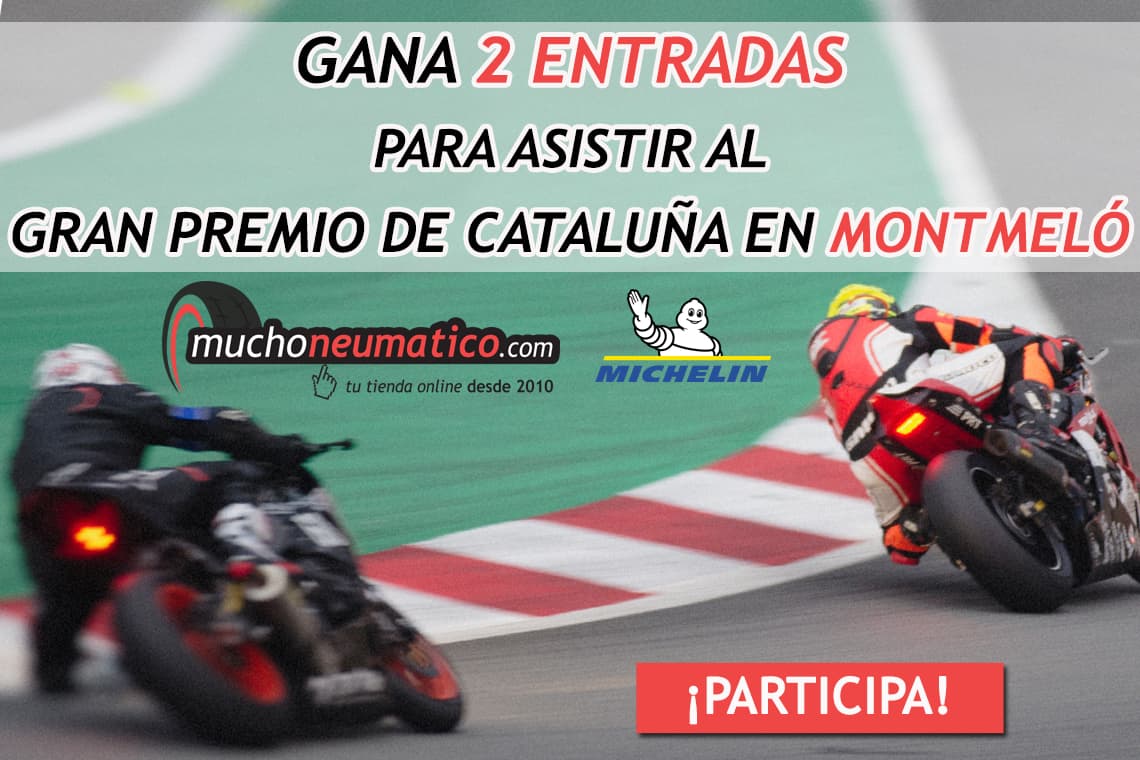 Gana Entradas para el GP de Cataluña 2023 con Muchoneumatico.com y Michelin