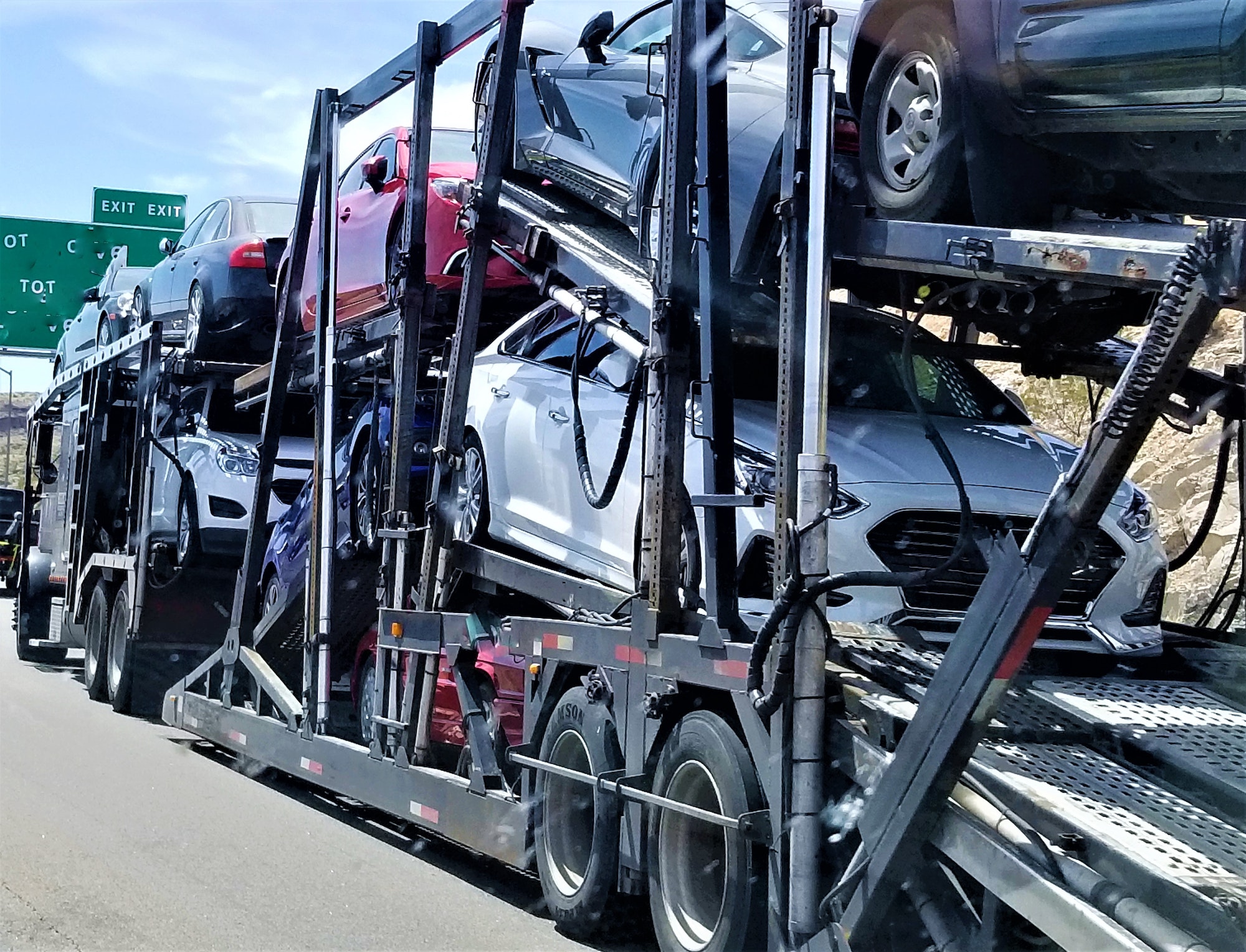 Retorno de coche de península a Canarias