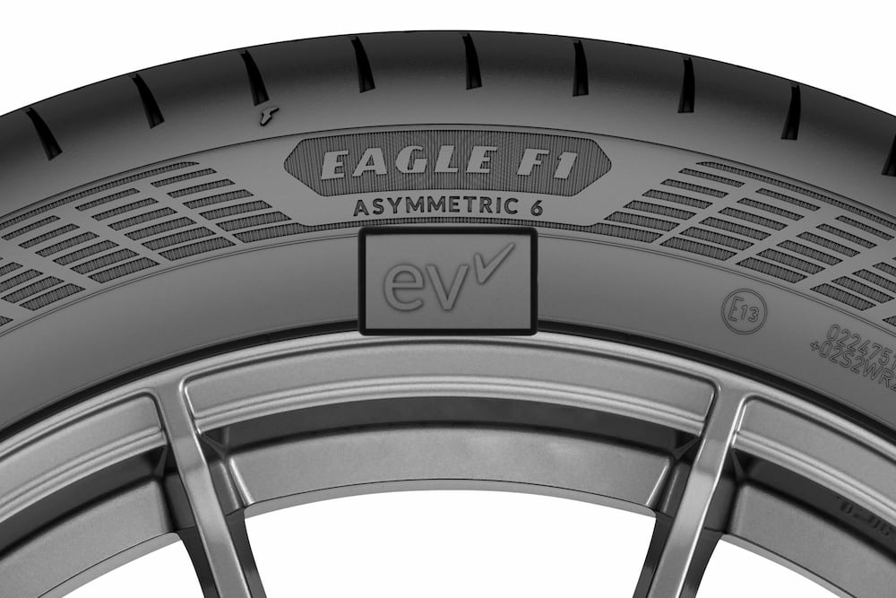 El nuevo logo Goodyear EV-Ready