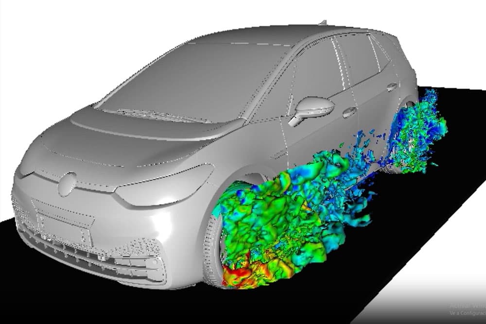 Sumitomo, simulación aerodinámica, neumáticos