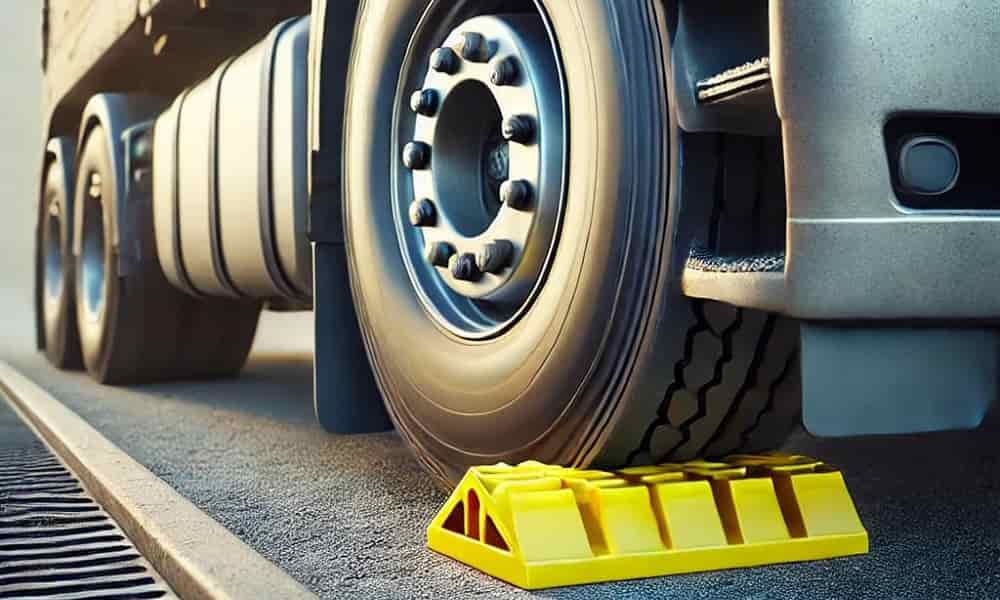 Ejemplo de Cuñas para ruedas de camiones