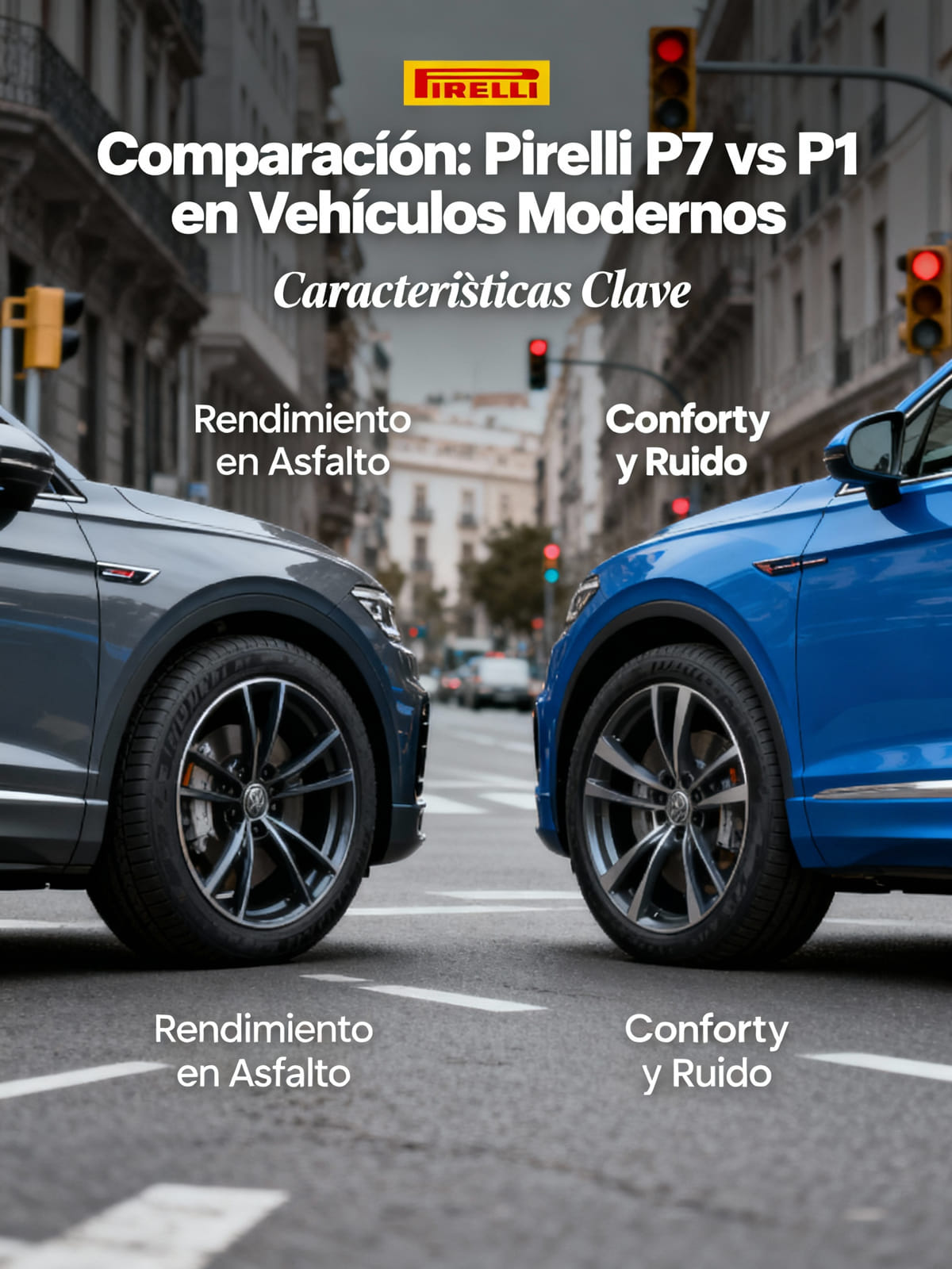 Pirelli P7 vs el P1