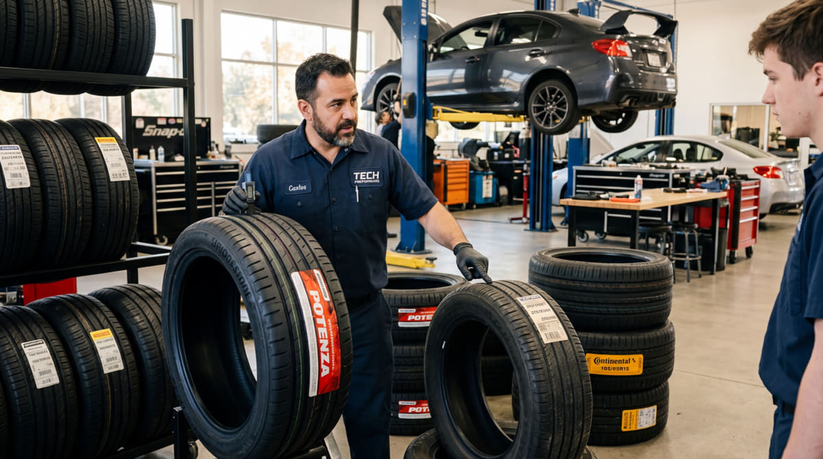 cambio de neumaticos taller