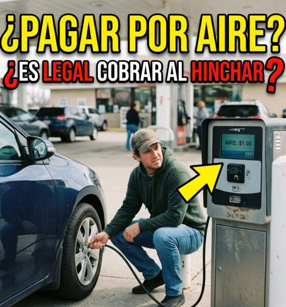Pagar por aire: ¿Es legal cobrar al hinchar neumaticos?