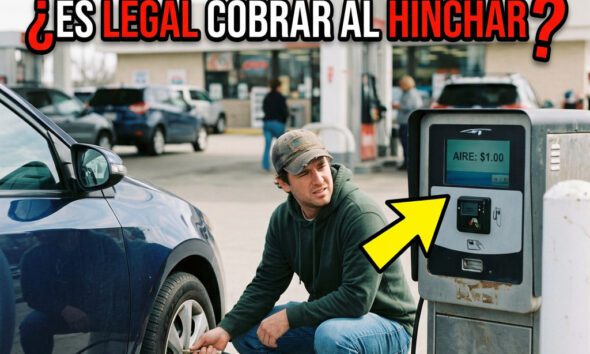 Pagar por aire: ¿Es legal cobrar al hinchar neumaticos?
