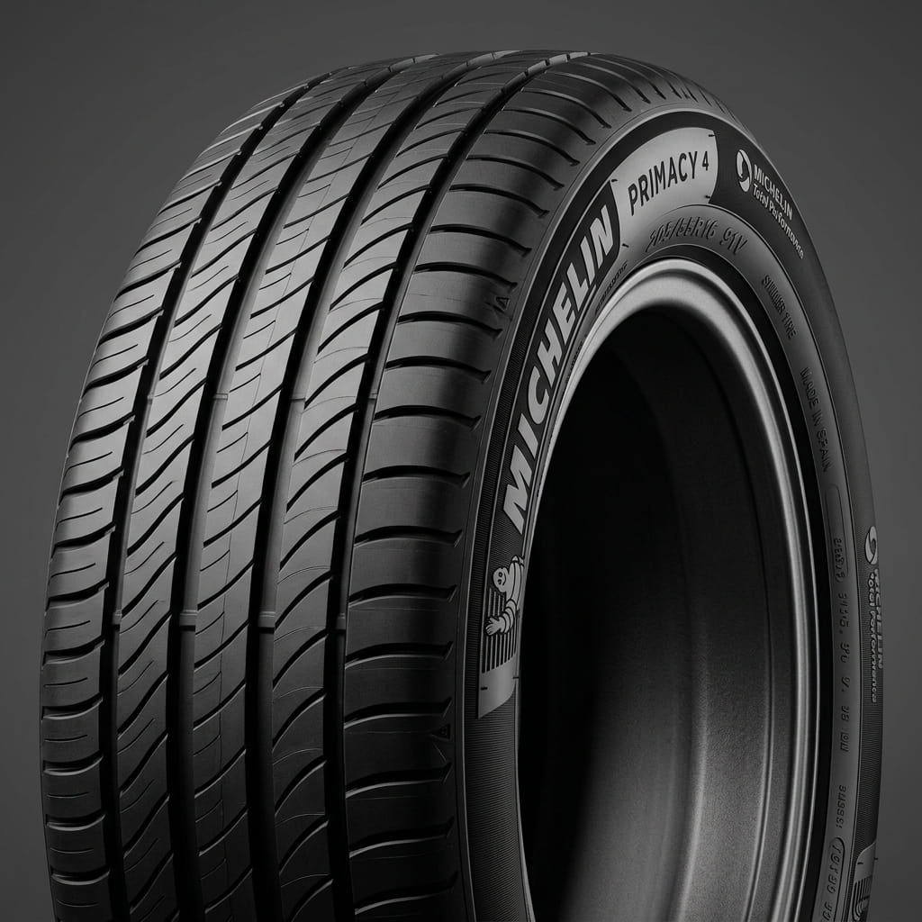 michelin primacy 4 detalle de la goma y textura 