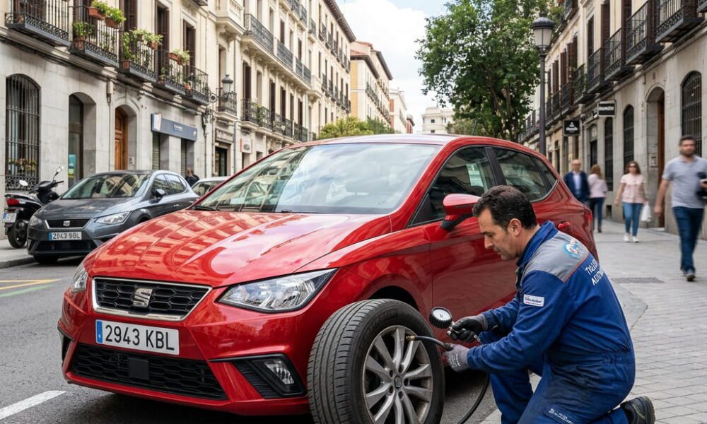 revisión de presión de neumáticos en madrid