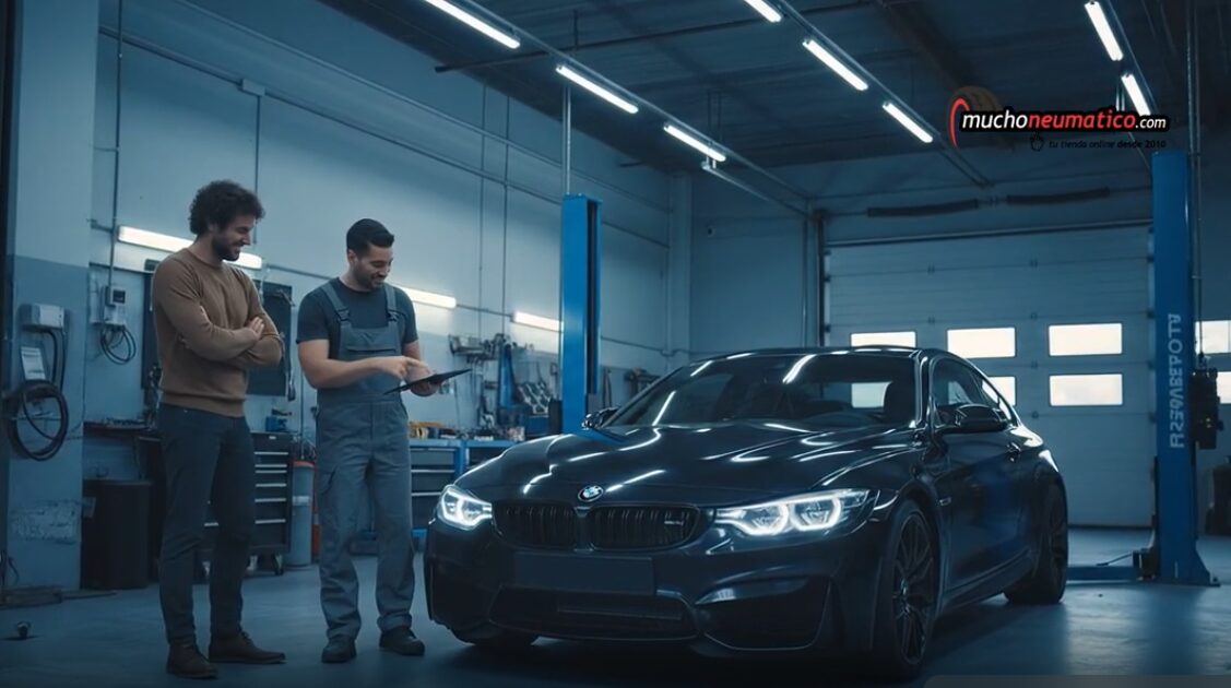En MuchoNeumatico.com siempre tienes envío gratuito a domicilio o a un taller colaborador cercano, donde puedes reservar la instalación de tus neumáticos