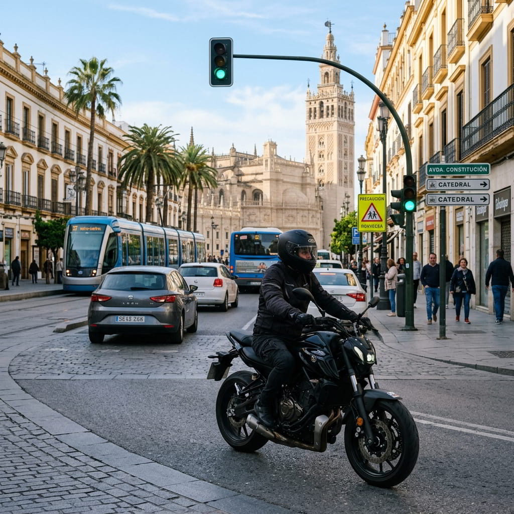 La circulación urbana con aceleraciones suaves es una de las formas habituales de completar el rodaje inicial.
