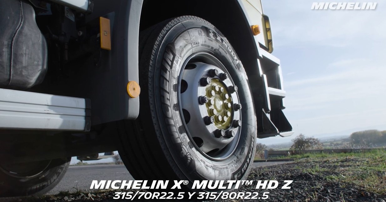 Camión con neumático Michelin X Multi HD Z 317/70T22.5 Y 315/80R22.5