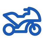 Logo neumático de moto